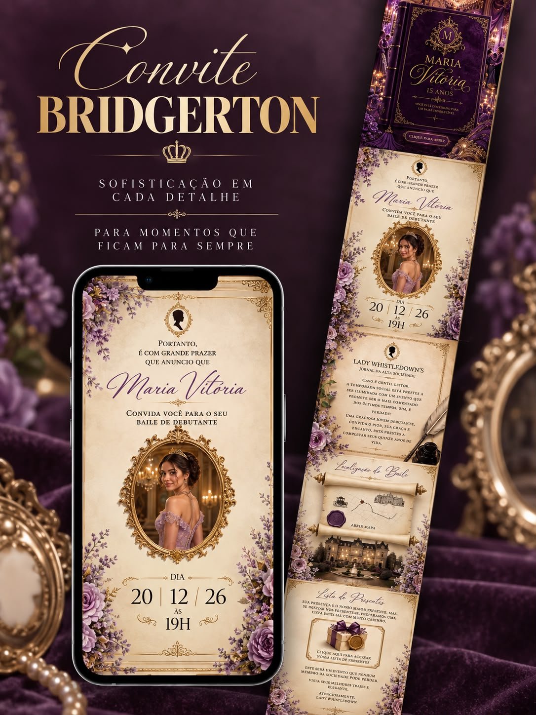 Convite Bridgerton