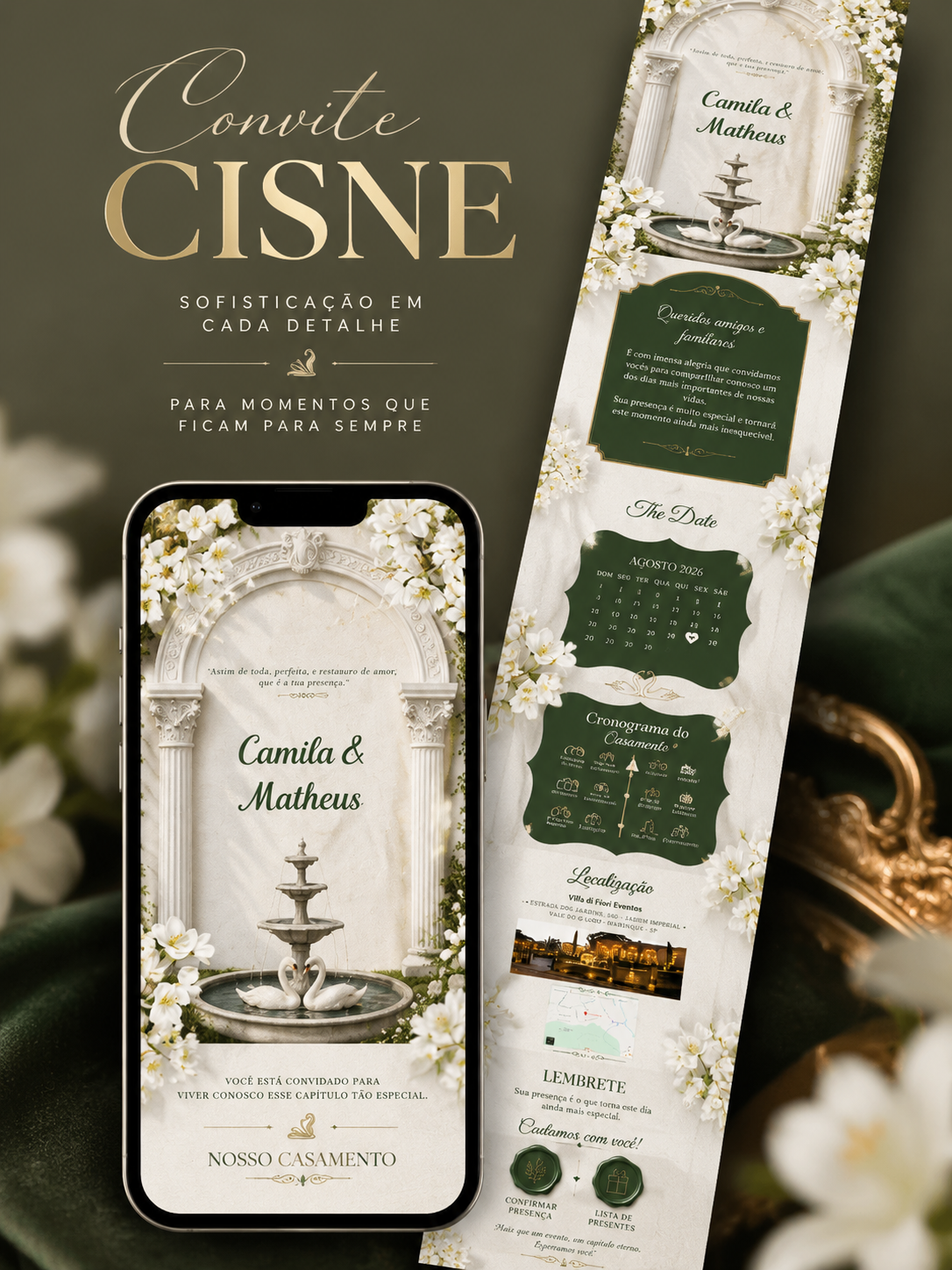 Convite Cisne